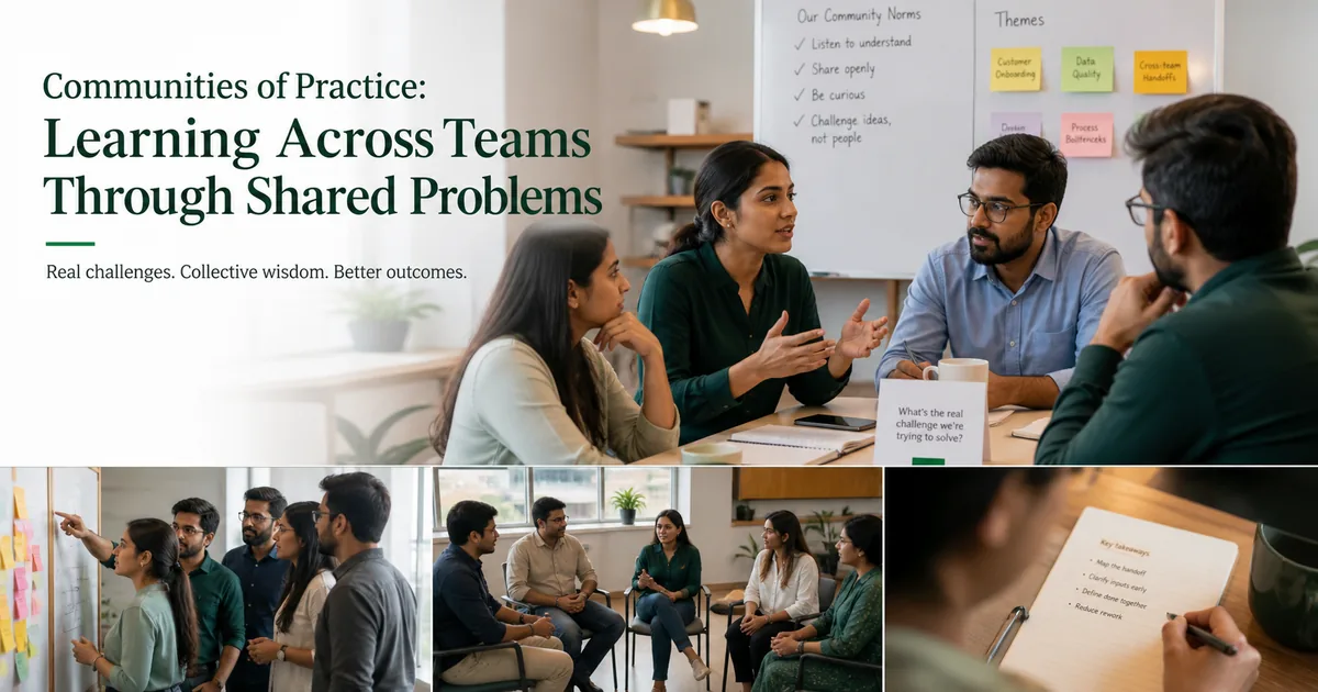 Communities of Practice: Learning Across Teams Through Shared Problems