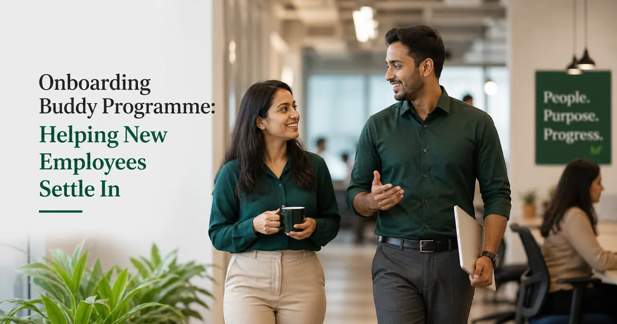 Onboarding Buddy Programme: Helping New Employees Settle In